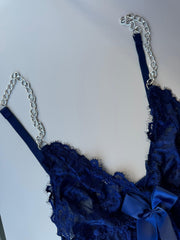 BLUES LINGERIE SET